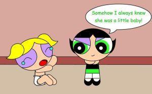 Even Power Puff Girls like to kick back and enjoy littlespace