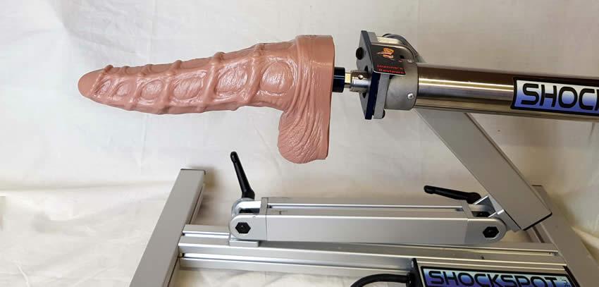 The Seahorse Dildo is amazing on a Fucking Machine