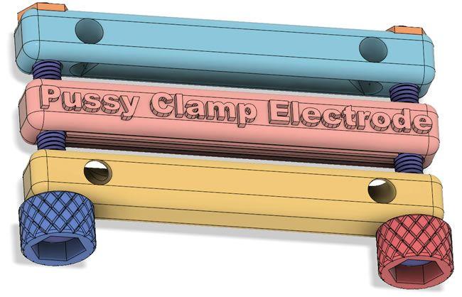 Image showing the finihsed design of the pussy clamp