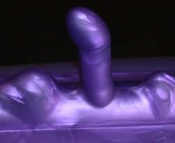 The curved tip on the Triple Delight provides lots of G-spot stimulation.
