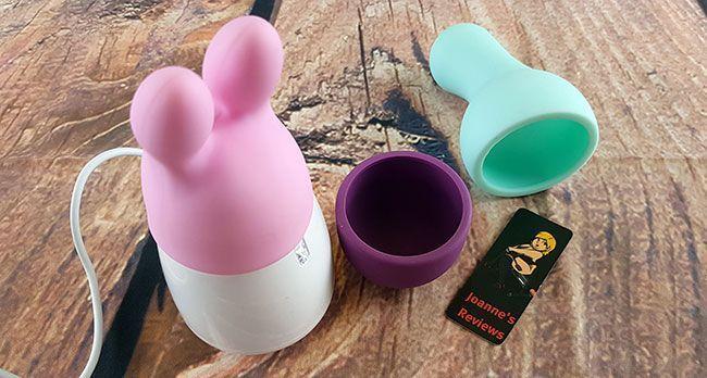 The Sola Egg Massager with its three silicone sleeves has something for everyone