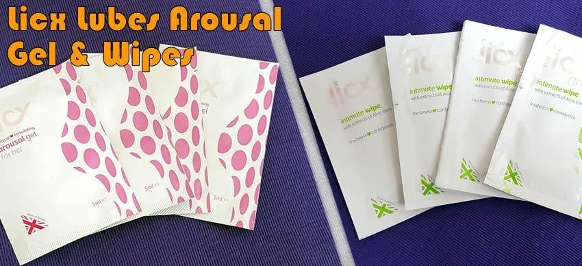Arousal Gel and Intimate Wipes from Licx.co.uk