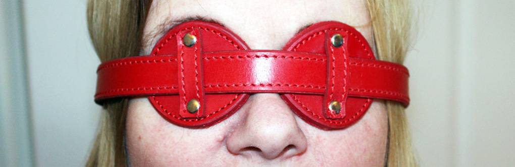 Obey Red Saddle Leather Adjustable Blindfold Review