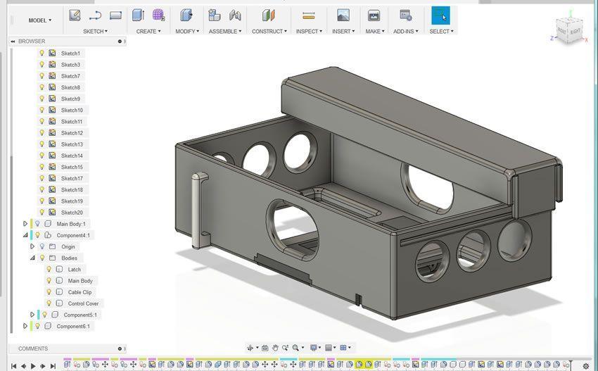 Image showing my design in Fusion 360