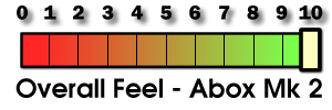 Image showing the overall feel score for the Abox 10