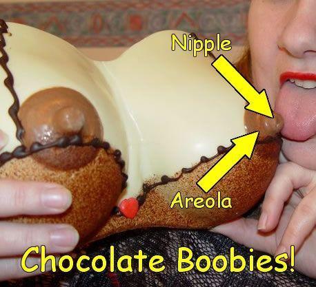 Chocolate boobies