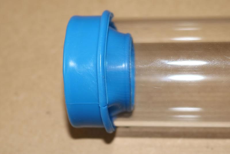 Image showing the penis seal fitted to the end of the cylinder