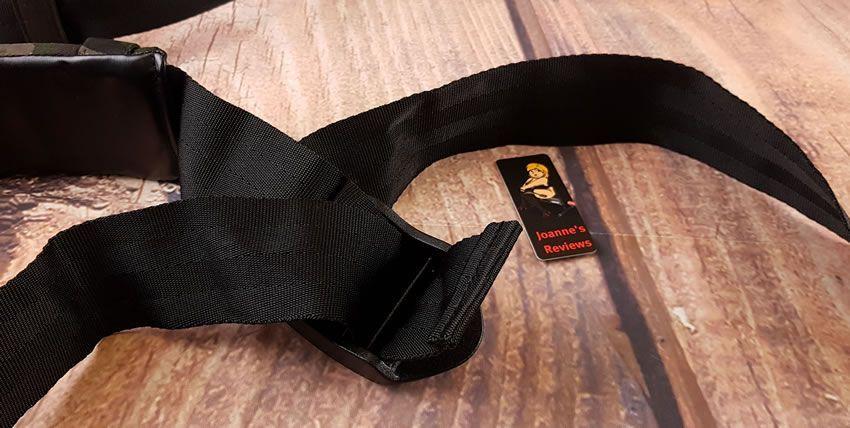 Image showing the robust webbing used on the Colt Camo Thigh Cuffs