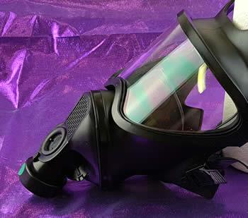 This gas mask is actually a nice looking piece of kit