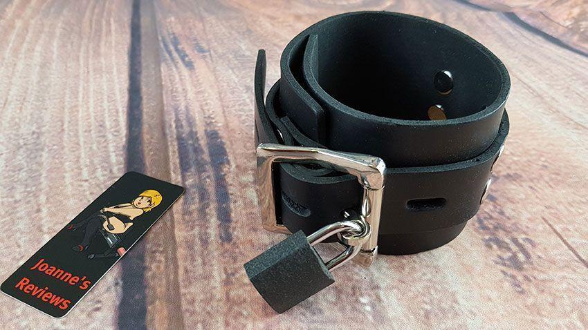 Image showing one cuff secured with a padlock