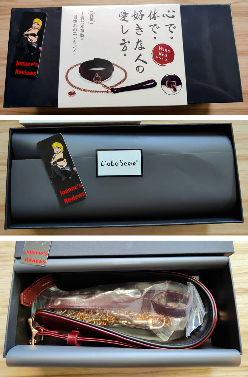 Images showing the stunning packaging of this collar and leash set