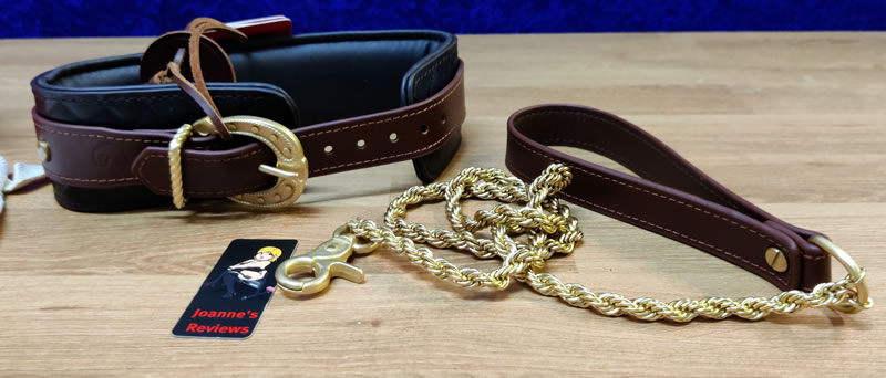 Image showing the equestrian collar and leash set