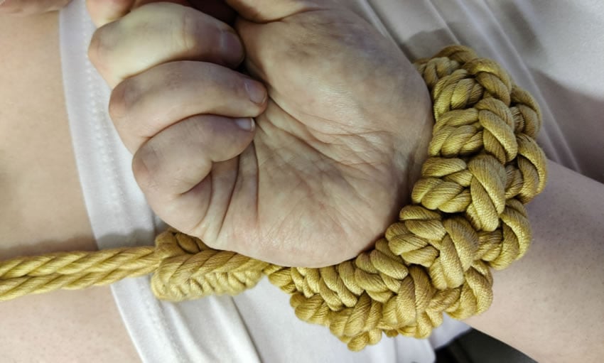 Image showing one of the wide comfortable wrist cuffs