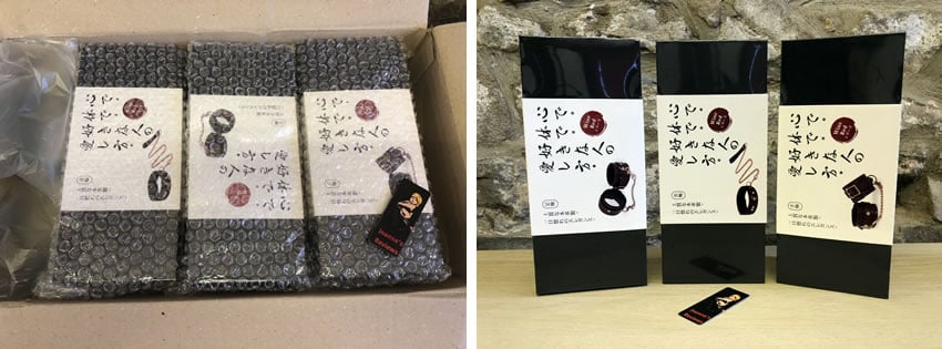 Image showing the three products that arrived for me to review