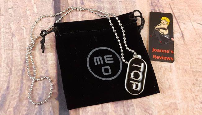 Image showing the necklace on its storage bag
