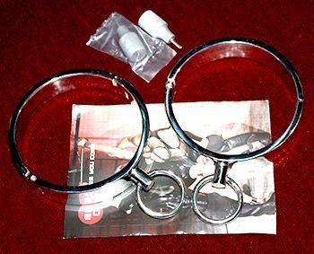 These shackles are great quality and they come with tools to unlock them