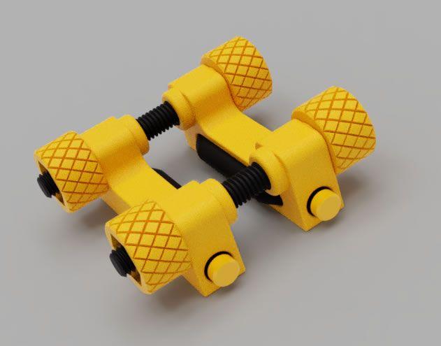 My design for a bipolar nipple clamp