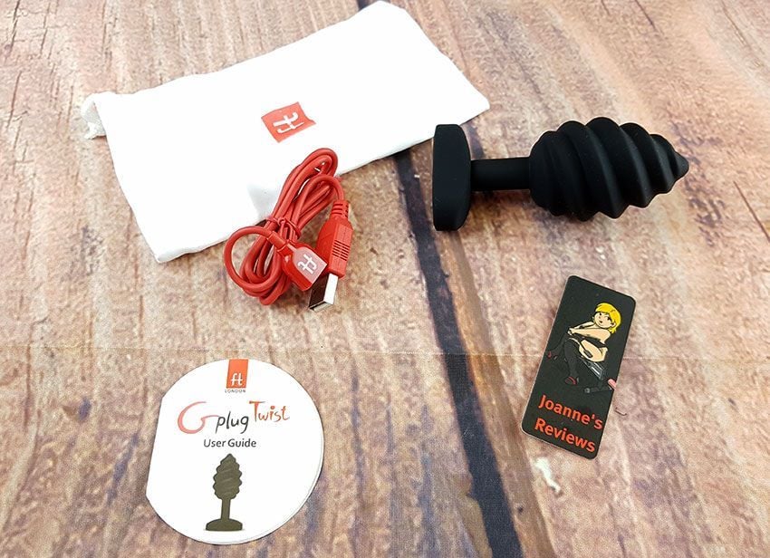Gplug Twist Vibrating Anal Butt Plug