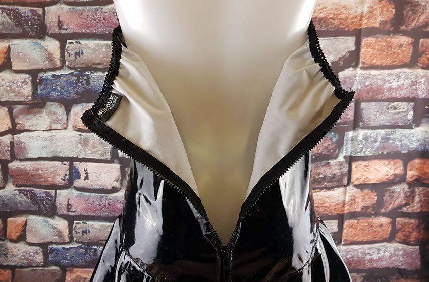 Image showing sturdy zip fitted to this maids dress