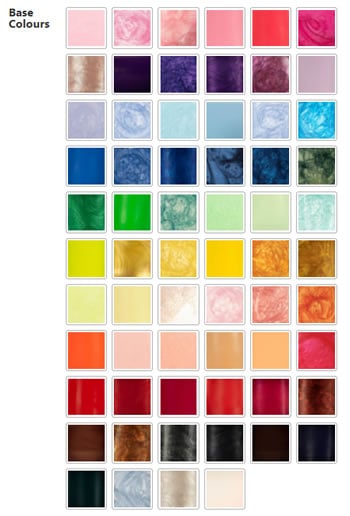 Imagen que muestra la asombrosa gama de colores disponibles