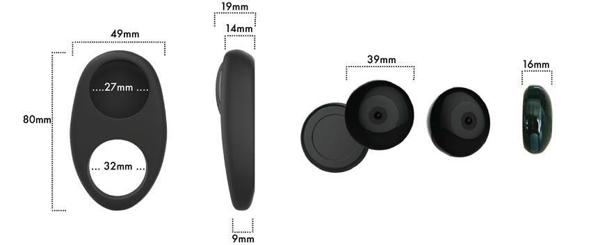 The Cock Cam is a good size and the silicone makes fitting easy