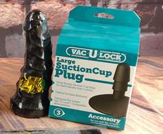 Image showing the free vac-u-lock adaptor that you get with a Beastli dildo