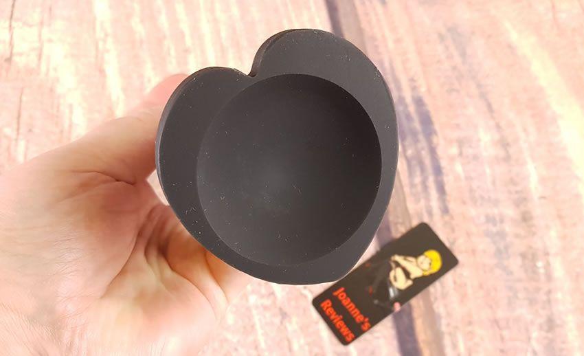 Image showing the lovely heart shaped suction cup base