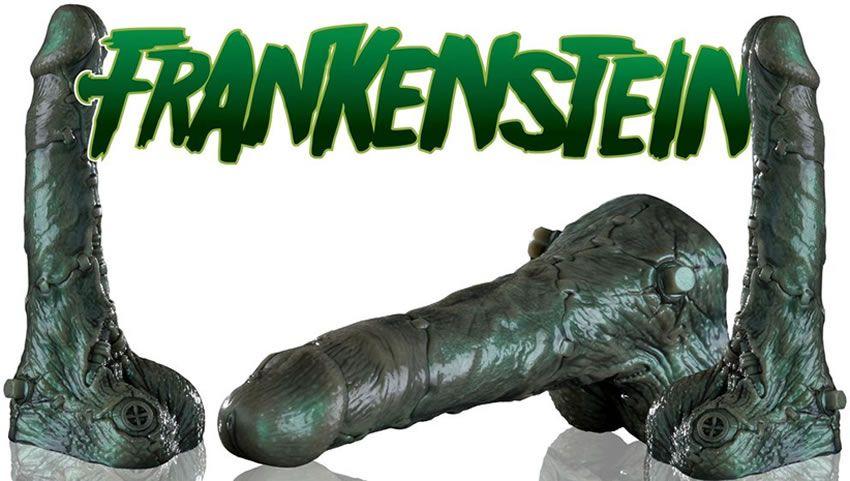 The Frankenstein dildo has lots of amazing details on it