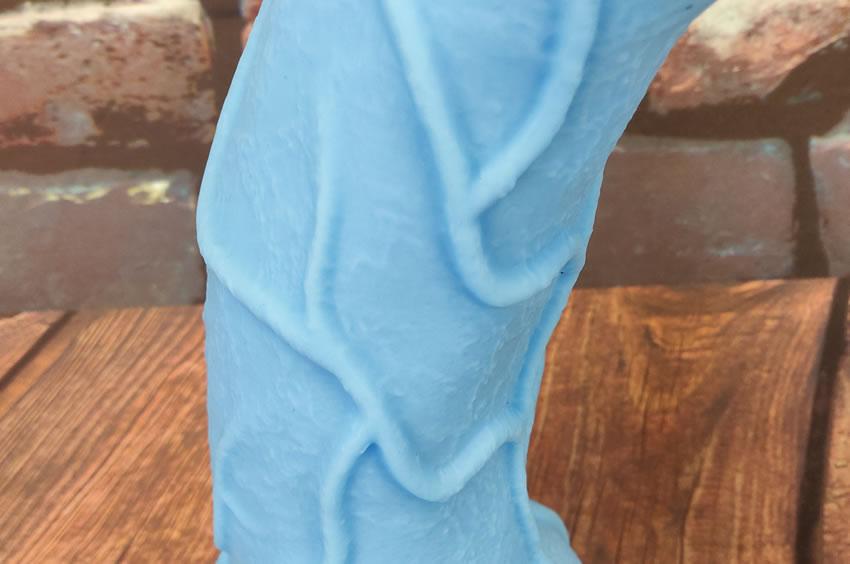 Image showing the textures on the shaft of the Alien Hooligan Dildo