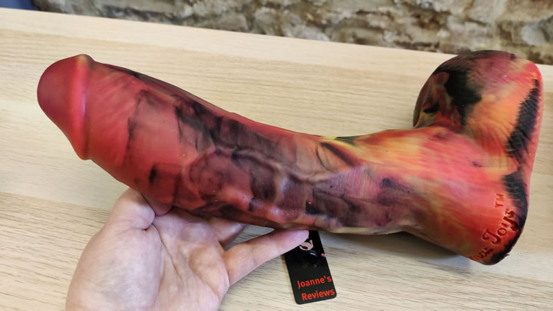 Image showing the amazing colours on the Brutus Dildo