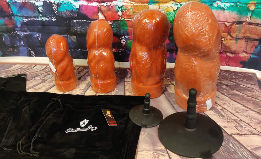 Image showing all four sizes of IT dildo