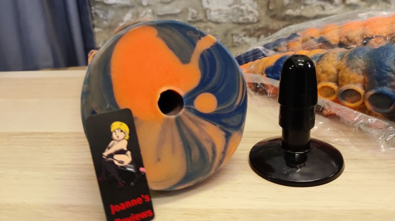 Image showing the vac-u-lock compatible suction cup adaptor that you get and the hole in the base of Kraken's Tentacle