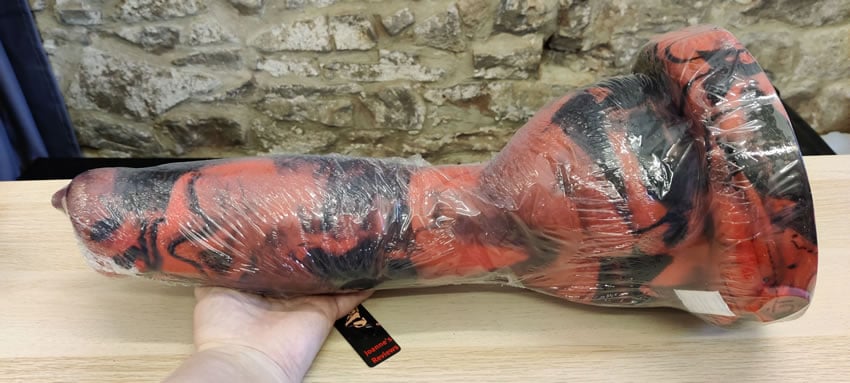 Image showing the XL Original Dog's Cock in my hand