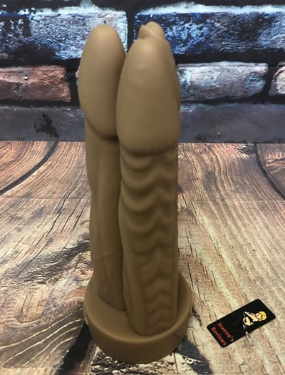 Image showing the Tom, Dick and Zoltok Dildo upright