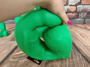 Image showing the flexibility of this blend of silicone