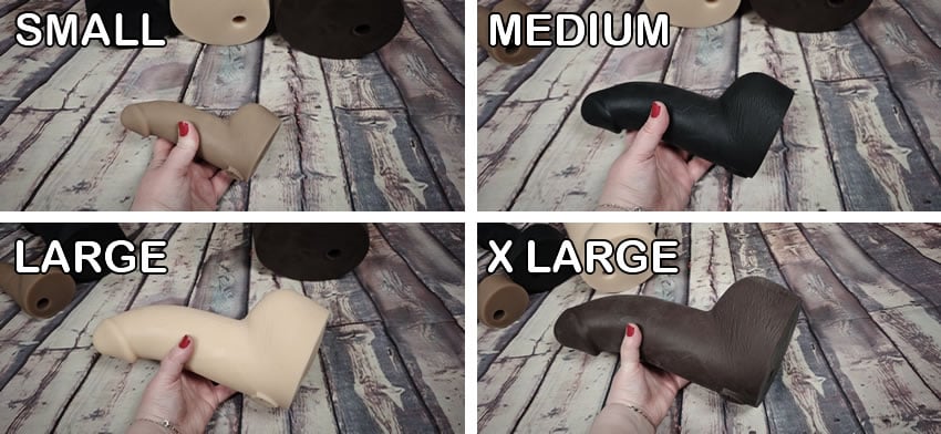 Image showing all four sizes of Lord And Master in my hand