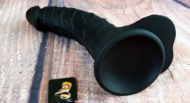 Image showing the Taylor Silicone Dildo and its suction cup base
