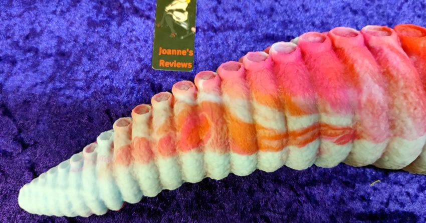 Image showing the delicious textures on the Original Tentacle dildo
