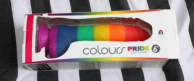 Pride Edition Silicone Rainbow Dildo 7 75 Inch