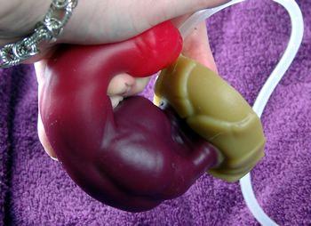 You won;t believe just how flexible this silicone dildo actually is