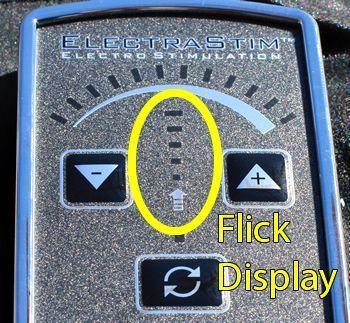 The Flick display is simple to use