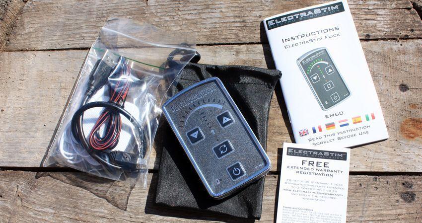 The EM60-E is an ideal entry level e-stim kit