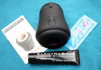 The Jack Socket comes with lube and e-stim gel