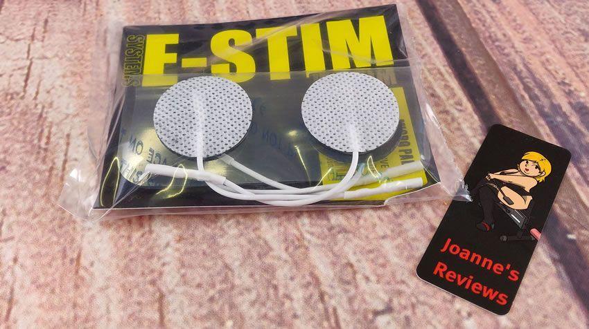 Image showing the packaging of the E-Stim Systems micro pad electrodes