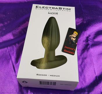 The Electrastim Noir Mutt Plug arrives in a nice box