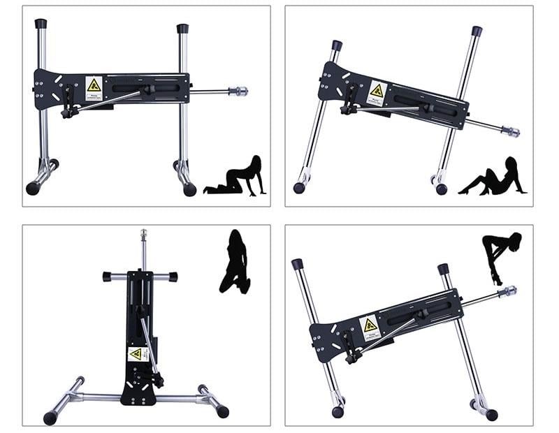 Image showing different positions that you can use with this machine