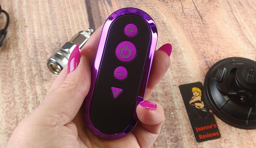 Image showing the remote control for the Pro Traveler sex machine