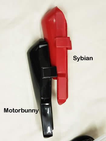 The black riser is very much like the red Sybian one