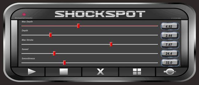 You can also control the Shockspot using a PC