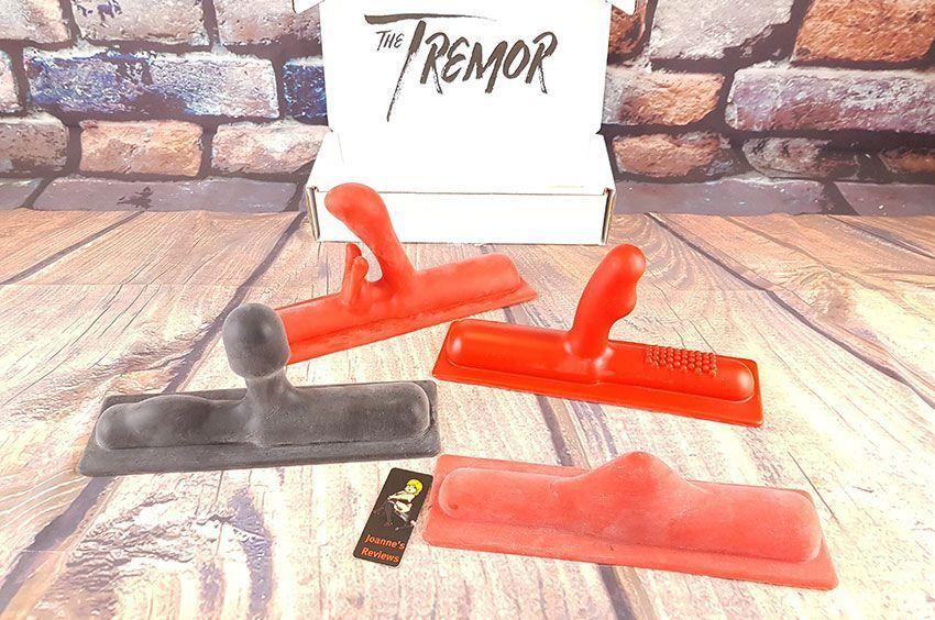 Image showing the four silicone attachments that I tested for the Tremor